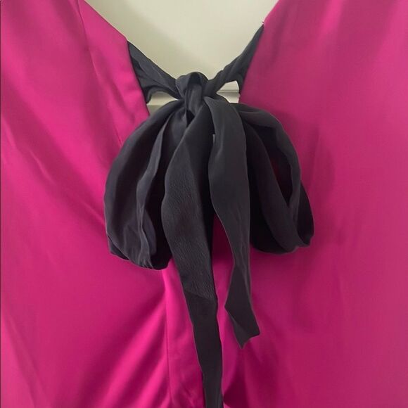 Tory Burch Pink and Green Patterned Dress - Picture 6 of 7